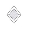 4" x 7" Glue Chip Diamond Bevel - Box of