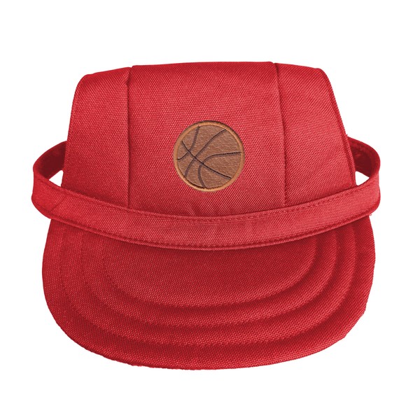 Basketball Patch Dog Hat Cap Sun Visor | Adjustable Neck