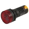 LED LAMP WITH BUZZER 24V RED // LED LAMP WITH