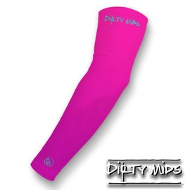 SAVAGE SERIES - Compression Arm Sleeves for Sports - Color: HEAT WAVE, Size: M/L