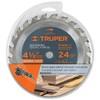 Truper ST-424 Disco sierra p/madera 4-1/2', 24 dientes, centro 3/8