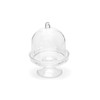 PartyDeco Mini Kuchenständer mit Glocke 5x7cm 3er Set -Etagere aus
