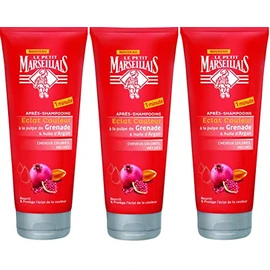 Le Petit Marseillais Eclat Couleur - Pomegranate and Argan Conditioner - 200 ml Tube - Pack of 3