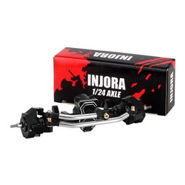 INJORA 40g ProSteer Double Joint Front Axle for 1/24 RC Crawler Axial SCX24 Upgrade