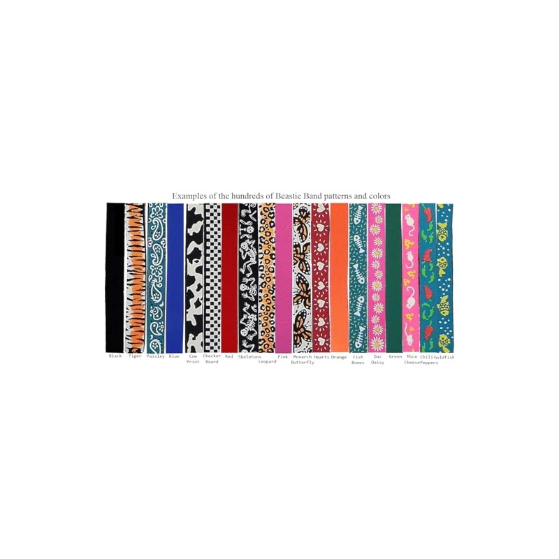 Beastie Band Cat Collar Buzzing Bees (Teal)