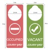 Vacant Occupied Sign,2Pack for Home Office Restroom Conference Hotles Hospital,Door