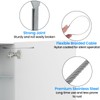 SDTC Tech 12-Inch Cabinet Limit Door Restrictor, Stainless Steel Hinge