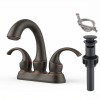 USA Local Stock 4 Inch Hot Cold Double Handle Deck