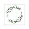 Ambiente Lunch Napkin 33 x 33 cm Eucalyptus Branch White