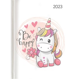 Ladytimer Unicorn 2023 - Unicorn - Pocket Calendar A6 - Weekly - 192 Pages - Notebook - Appointment Planner - Alpha Edition