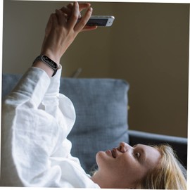 CAXUSD 1pc Comfortable Replacement Wristband Strap for Color Design Unique Texture and Stylish Smart Bracelet Strap for Men and Women