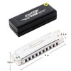 East top Blues Harmonica Key of A, 10 Holes Diatonic