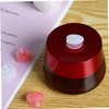 FOMIYES 8pcs Lip Brush Set Cosmetic Spatula Holder Makeup Protector