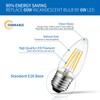 ANWIO Clear B11 Candle Light Bulb Indoor LED Filament Chandelier