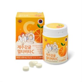 Tree Korea 트리코리아 제주감귤 멀티비타C 츄어블 120g Trikorea Jeju Tangerine Multivitamin C Chewable 120g