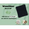 Grünschloss Dish Cloths Black (5X) Swedish Dish Cloths Washable -