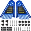 Table Saws Double Featherboard Set, 1 Pair Adjustable Pressure Comb,