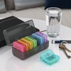 WELLGRO Pill Box for 7 Days, Pill Box, 2 Compartments