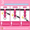 Adjustable Pedal Resistance Band with Handle, Poster, Carry Bag and