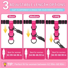 Adjustable Pedal Resistance Band with Handle, Poster, Carry Bag and 2 Tube