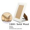 White 5x7 Picture Frames Set of 2 Display Pictures 4x6