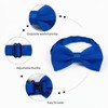 Alizeal Fashion Adjustable Pre-Tied Holiday Bow Tie for Men, royal