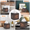 Kokone Tissue Box Cover Sturdy Galvanized Iron Square Tissue Box
