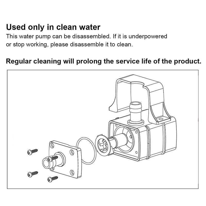 MOUNTAIN_ARK DC 12V Mini Submersible Water Pump 63 Gal Pump