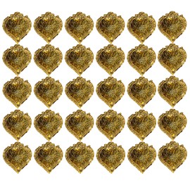 Wonder Care Metal Gold Oil Lamps for Diwali Decorations for Home Diya | Decor for Diwali with Diya Set | Diwali for Pooja,Return Gift for Friends, Family Indian Diya lamp Diwali Diya 30 Piece Set