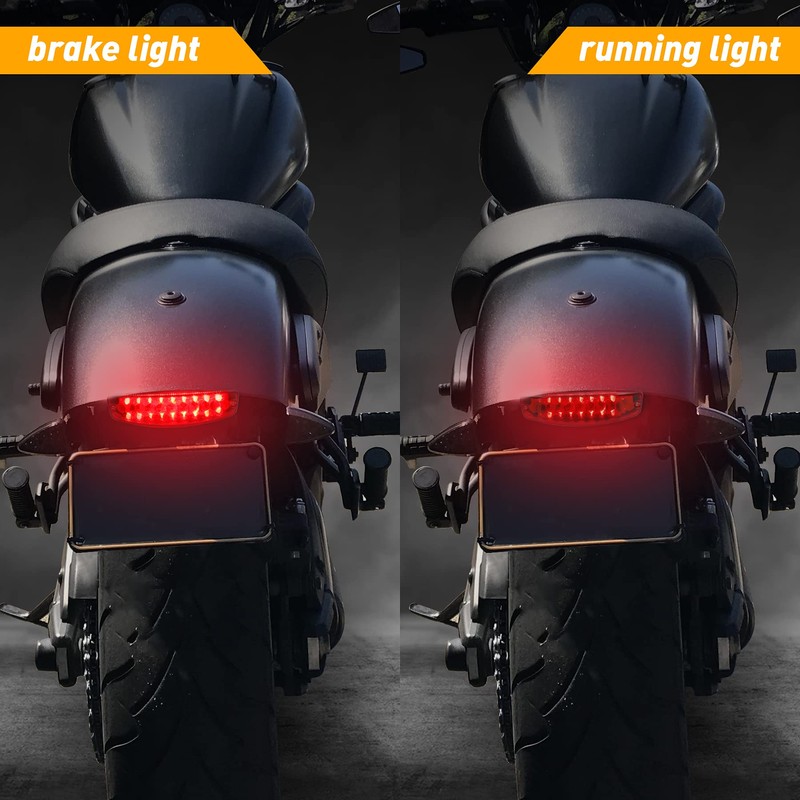 QUASCO Universal 12V Tail Light ATV Taillight Brake Lights Compatible