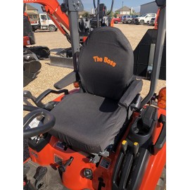 Durafit Seat Covers, Kubota Seat Covers for BX2380 and BX2680 (The Boss) 2 Piece seat with armrests. These Models only