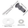 4 Pack Toilet Seat Hinge Bolt Screws Kit - Universal