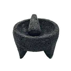 Molcajete de Piedra Negra / Black Stone Mortar & Pestle Molcajete