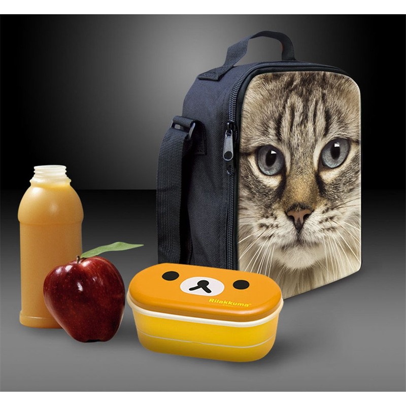 Amzbeauty Kids Back to School Lunch Bag Polyester Durable Insulated