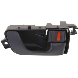 For Mitsubishi Montero 2001-2006 Interior Door Handle Front OR Rear, Passenger Side Textured Black | With Door Lock Button | Trim: XLS/Limited | MI1353102 | MR604136