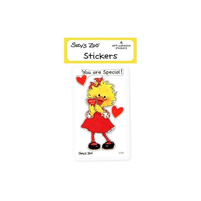 Suzy's Zoo Stickers 4-Pack, "You are Special!" 10133