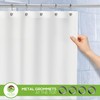 Clean Healthy Living Heavy Duty PEVA White Shower Curtain Liner