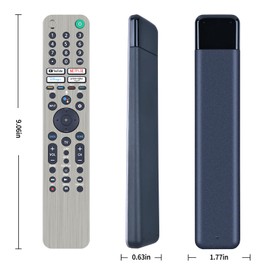 ZWP RMF-TX621U Replacement Voice Remote Control for Sony Smart TV KD-43X80J KD-43X85J KD-50X80J KD-50X85J KD-55A90J KD-55X79J KD-55X80CJ KD-55X80J KD-55X85J KD-65A90J KD-65X79J KD-65X80CJ KD-65X80J