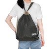 [Bag-Bag] Foldable Waterproof Backpack Black, Black--Backpack