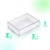 Gary Plastic Packaging Clear Hard Plastic Box with Lid, Stackable