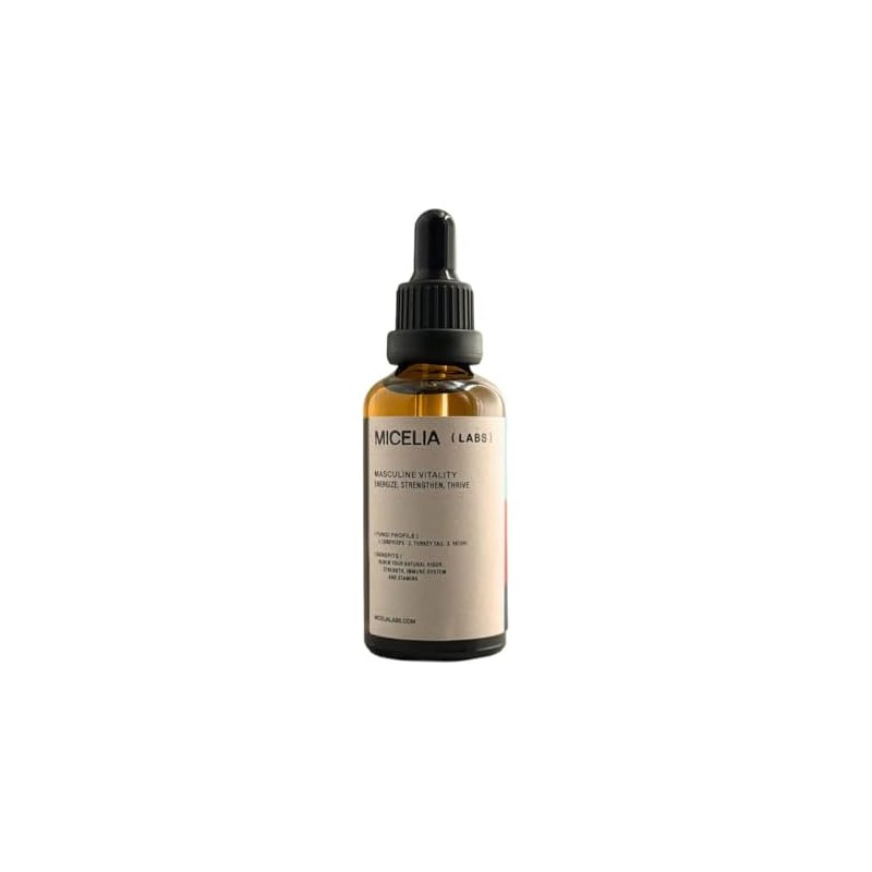 Masculine Vitality Micelia Labs Energía, resistencia y bienestar masculino Cordyceps