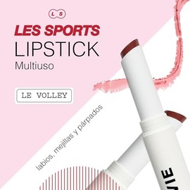 Gloss - Labial con Acido Hialuronico Le Volley | Cremoso e Hidratante con Acabado Glossy | Multiuso: Rubor en Crema para Mejillas | Color Rosa Trasluc