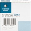 32952 Business Source Invisible Tape Dispenser Refill Roll Clear 1/Roll