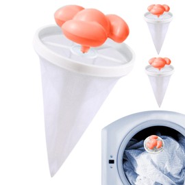 Washing Machine Hair Catcher - Mesh Design Floating Tapered Hair Lint Catcher | Effective Cleaning Mesh Bag, Multifunctional Washing Machine Cleaning Tools for Cotton Fiber