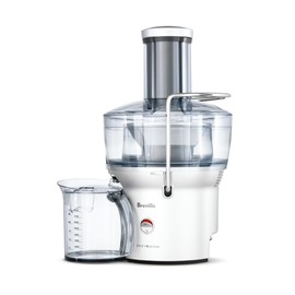 Breville BJE200XL Juice Fountain Compact Centrifugal Machine, 25 fl oz, Silver