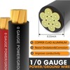 1/0 Gauge Wire (40ft) Copper Clad Aluminum CAA Car Amplifier