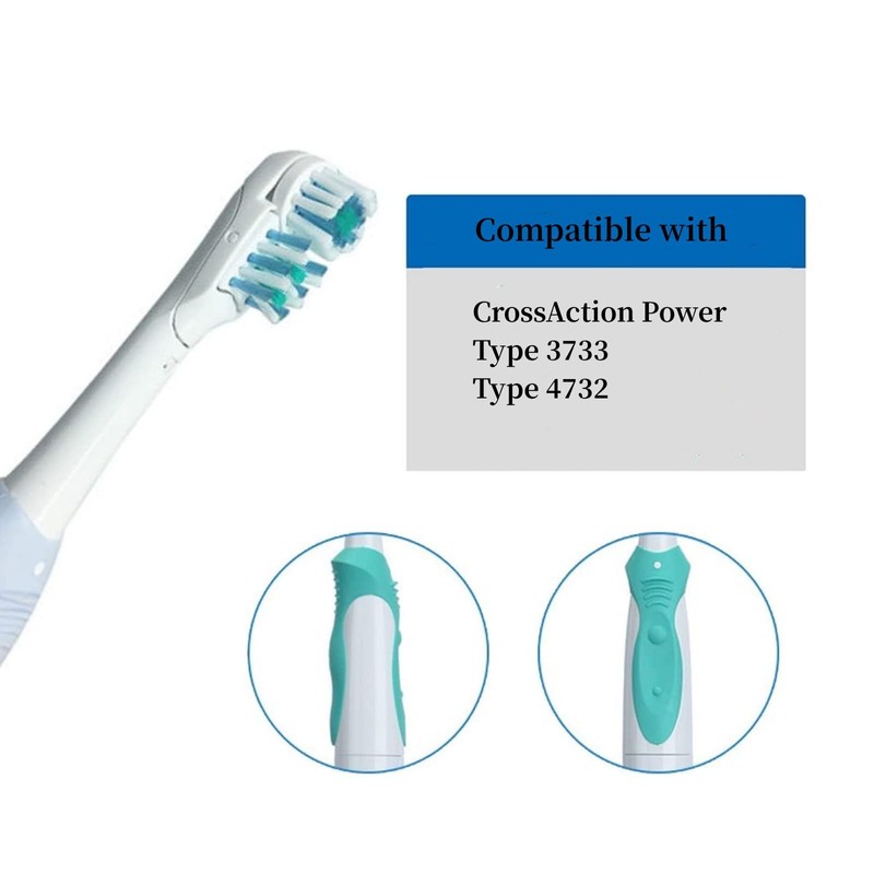 4/8/16 Pcs Electric Toothbrush Replacement Heads Sensitive Dual Clean Rotating