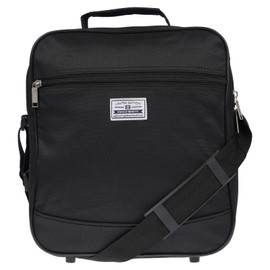 Christian Wippermann Large Men's Work Bag Shoulder Bag Flight Attendant Messenger Bag, black