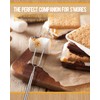 Marshmallow Roasting Sticks, 10 Pack Extendable Roasting Sticks with Wooden