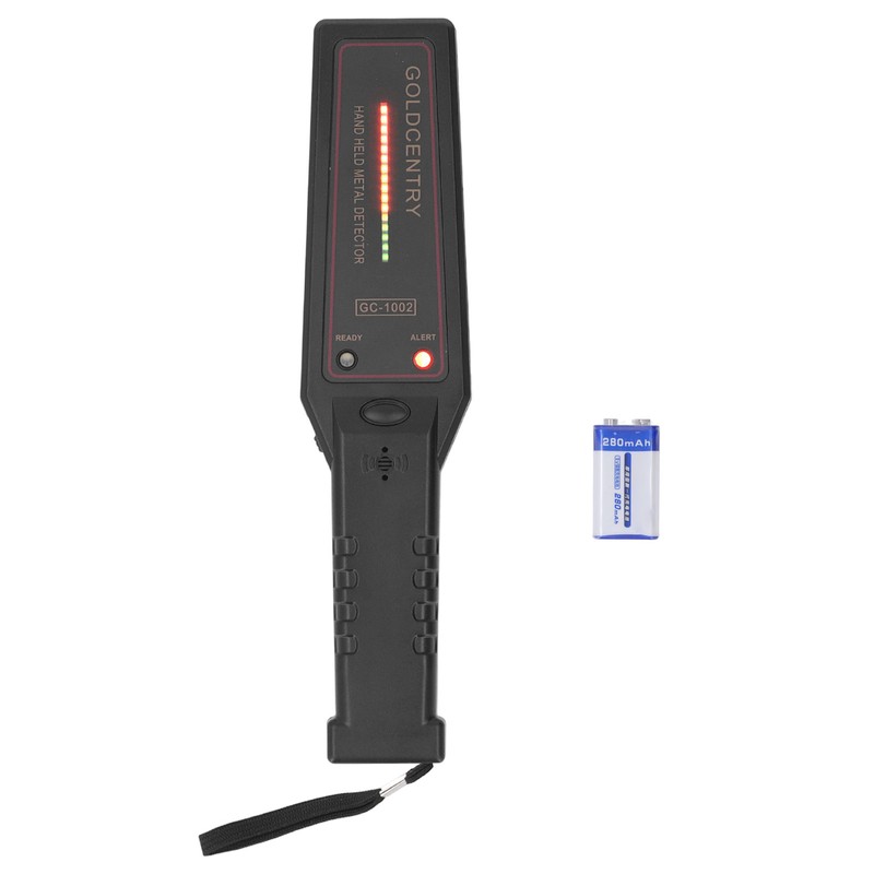 Handheld Metal Detector Portable Vibration Buzzer Security Detection Alarm with